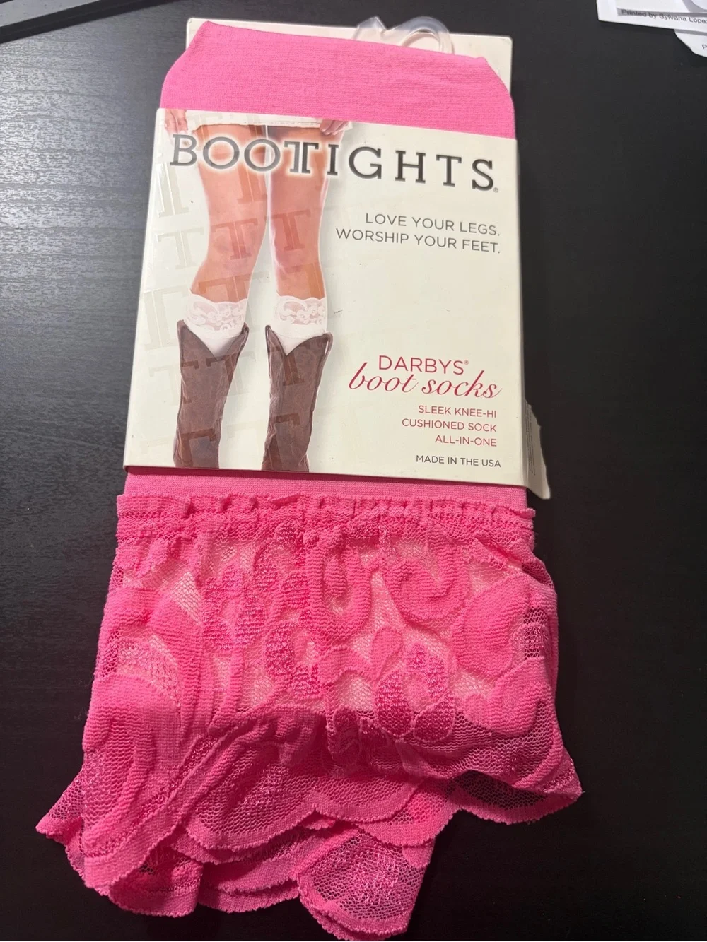 Darbys Boot Socks - Pink